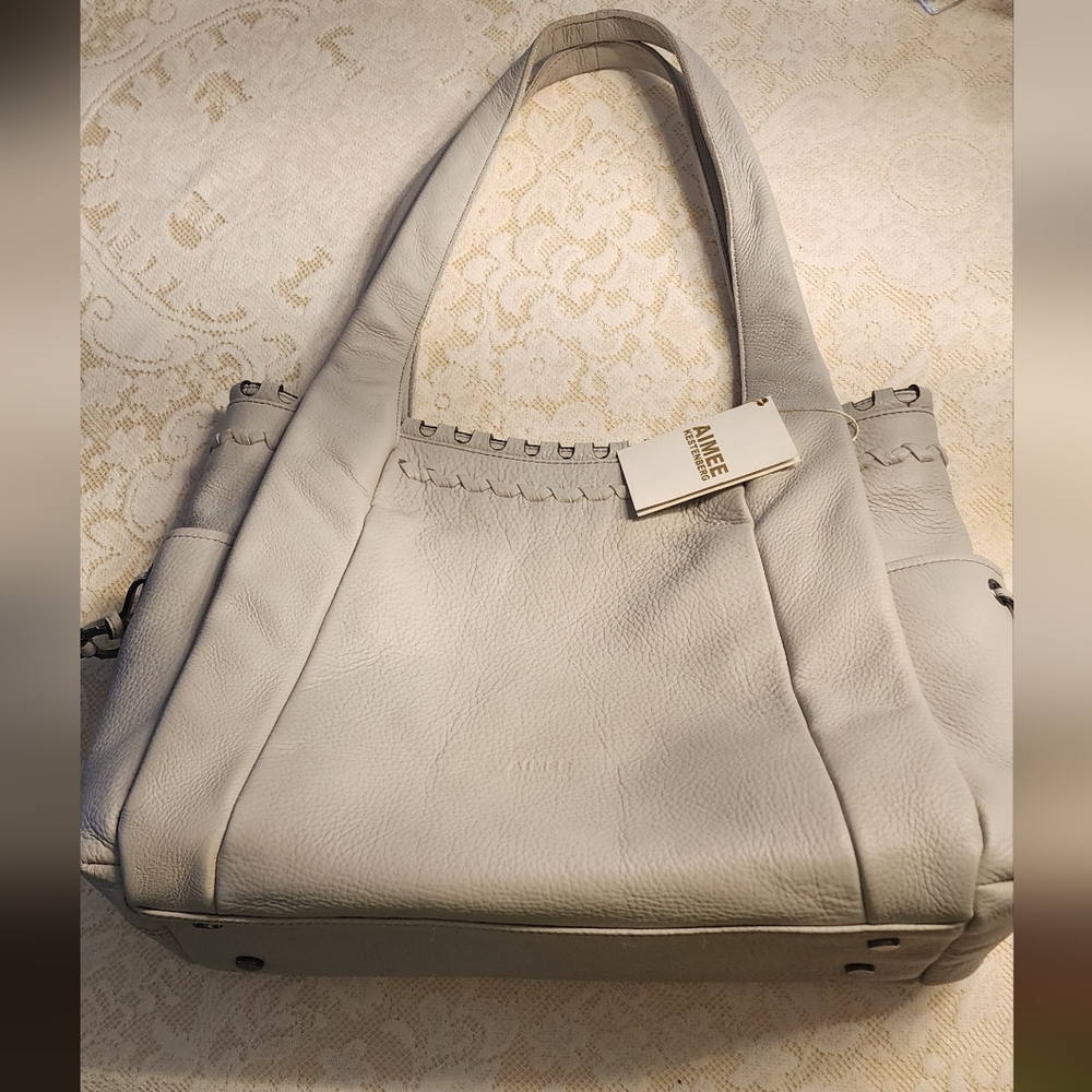Aimee Kestenberg Malta Tote Grey Pearl